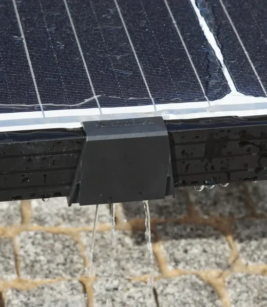 water drain clips for solar panels